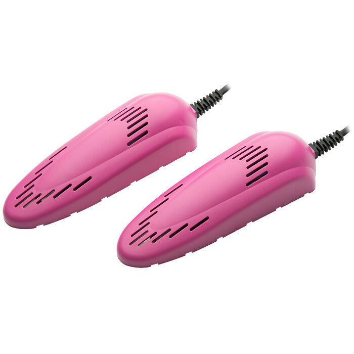 Сушилка для обуви электрическая / цвет розовый / Электросушилка / Сушка для обуви