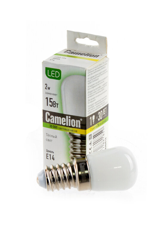 Camelion Лампа светодиодная E14 2Вт Camelion 4500К (LED2-T26/845/E14)