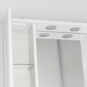 Зеркало-шкаф Style line Панда 90 с подсветкой, белый (4650134470451) - фотография № 4