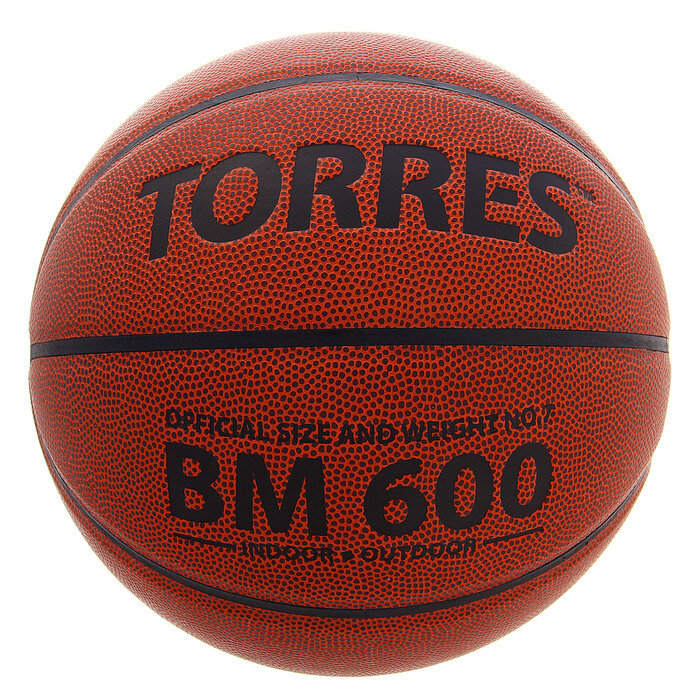 TORRES Мяч баскетбольный Torres BM600, B10027, размер 7