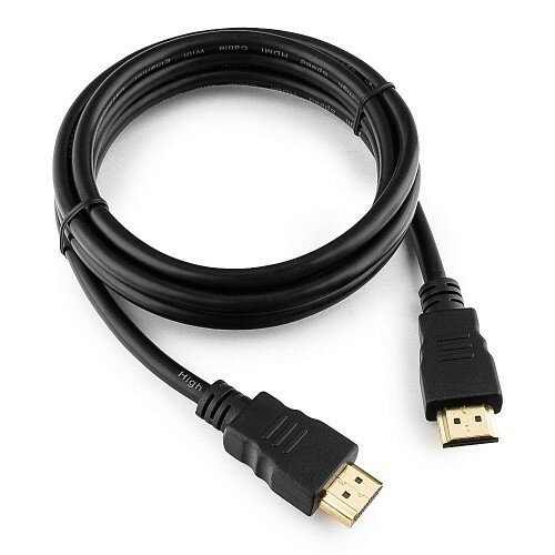 Cablexpert кабели CC-HDMI4-5,Кабель HDMI 1.5м, v2.0, 19M 19M, черный, позол.разъемы, экран, пакет