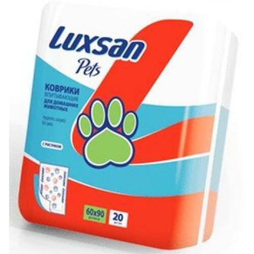 Коврик LUXSAN Premium для животных 60х90 №20 /20шт - фотография № 1