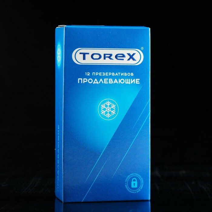 Torex Презервативы Torex, продлевающие, с бензокаином, 12 шт