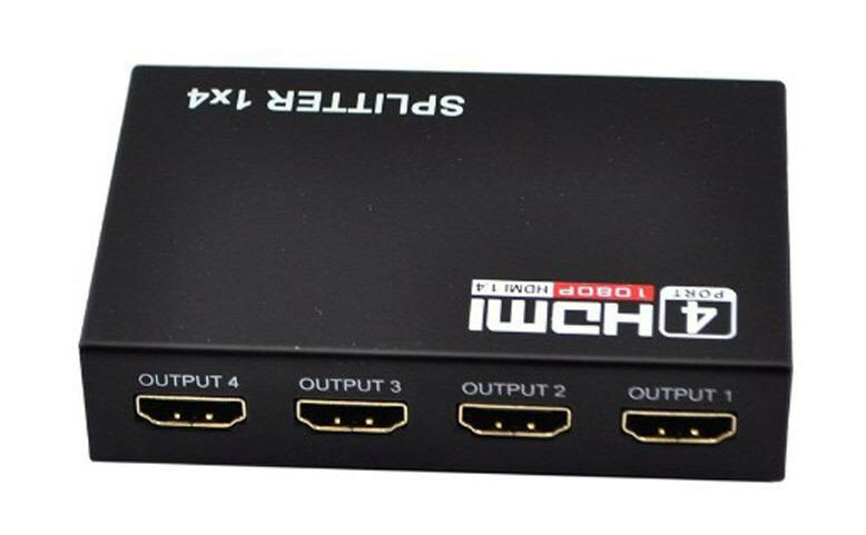 Сплиттер разветвитель сигнала HDMI 4 порта 1080P v1.4 H138 A1847