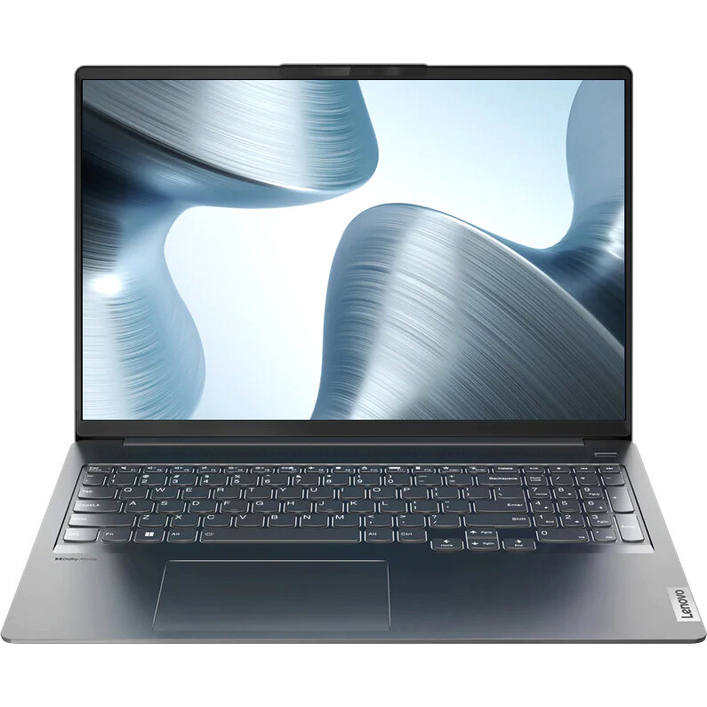 Lenovo Ноутбук Lenovo IdeaPad 5 Pro 16IAH7 Core i7 12700H 16Gb SSD1Tb Intel Arc A370M 4Gb 16" IPS 2.5K (2560x1600) noOS grey WiFi BT Cam (82SK0034RK)