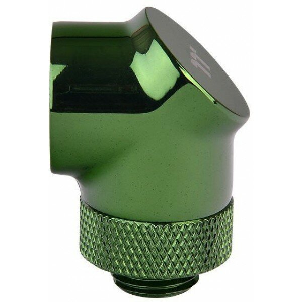 Фитинг для сво Thermaltake Pacific G1/4 90 Degree Adapter (CL-W052-CU00GR-A) - Green/DIY LCS/Fitting/2 Pack