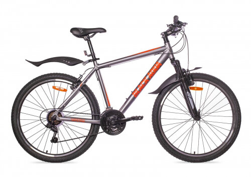 Горный велосипед BLACK AQUA 26" Cross 2651 V matt (серый-оранжевый)