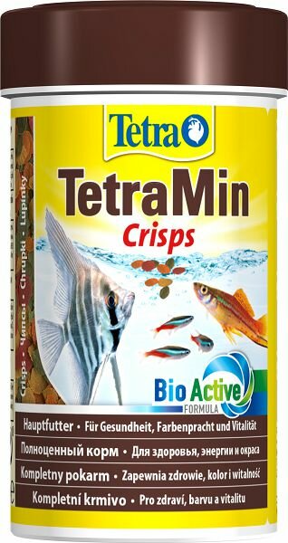 Tetra TetraMin Pro Crisps основной корм для всех видов аквариумных рыб, чипсы 100 мл