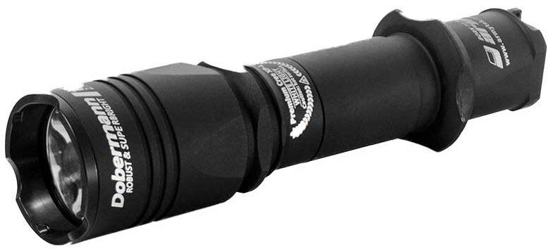 Тактический фонарь Armytek Dobermann XP-L HI, черный, 977lm (F02003BW)