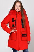 Пальто NOBLE PEOPLE 28613-158 (Красный, Девочка, 8 лет / 128 см, 40)