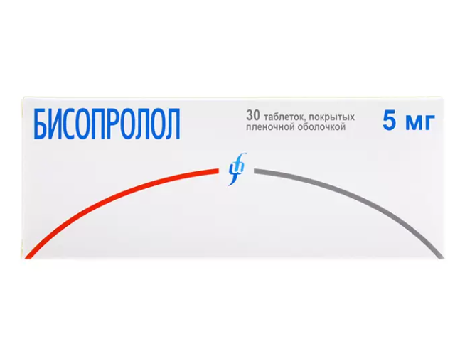 Бисопролол таб.п.п.о.5мг №30