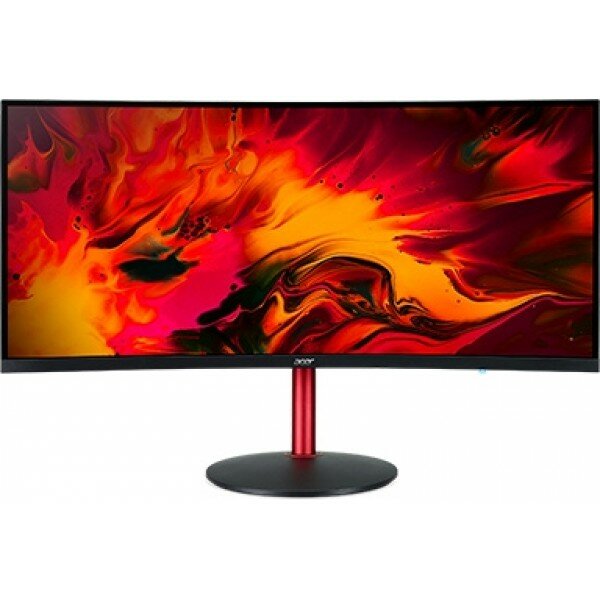 ACER Монитор Acer 34" Nitro XZ342CUPbmiiphx черный VA LED 1ms 21:9 HDMI M/M матовая HAS Pivot 400cd 178гр/178гр 3440x1440 DisplayPort Ultra HD 2K (1440p) 7.6кг UM.CX2EE.P13