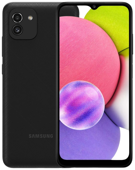 Смартфон Samsung Galaxy A03 3/32GB (SM-A035FZKDSKZ) Black