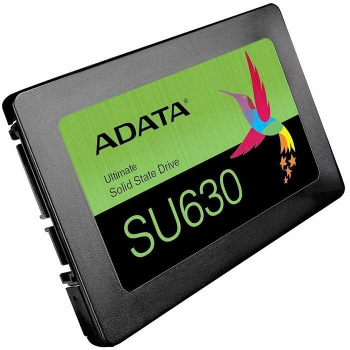 2.5" 960GB ADATA SU630SS Client SSD [ASU630SS-960GQ-R] SATA 6Gb/s, 520/450, IOPS 40/65K, MTBF 1.5M, 3D QLC, 200TBW, RTL (469199)