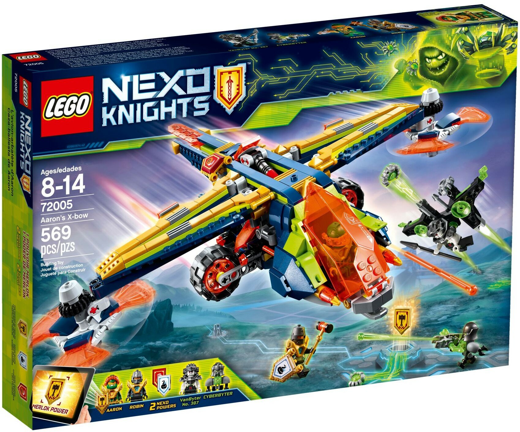 Lego 72005 Nexo Knights Аэро-арбалет Аарона