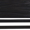 Резинка с силиконом, цвет: черный, 15 мм, 10 м - изображение