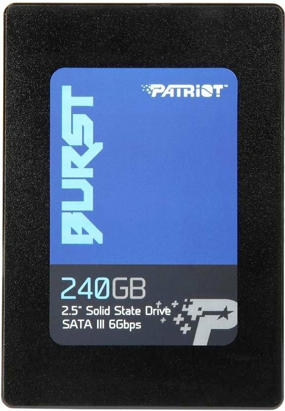 Твердотельный накопитель 240Gb SSD Patriot Burst (PBU240GS25SSDR)