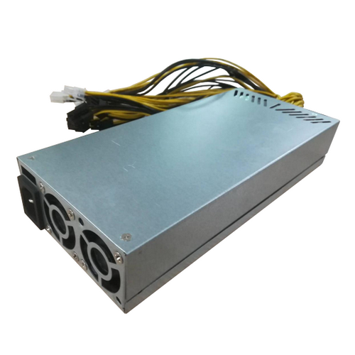 R-Senda SD-2400W-BTC-1 16AWG for ASIC overclock mode S9 18TH, 2400W Mining PSU all cabels 16AWG, высота 4 см, Connector:,6pin *10pcs +15 cm, Inputefficiency: 92% OEM {10}