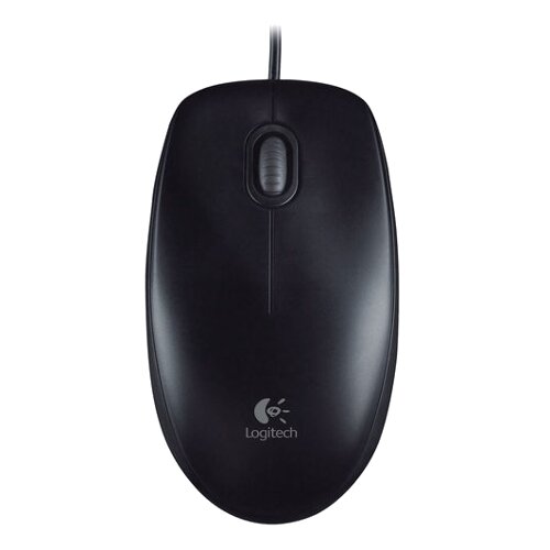  Logitech B100 Black Optical, 800dpi, USB (910-003357)