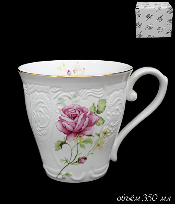 фото Кружка MARIA ROSE в подарочной упаковке Фарфор 226-114, 350мл 118-226-114
