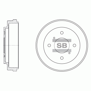 Барабан тормозной Sangsin SD4212