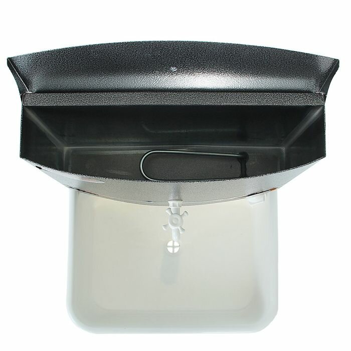 Умывальник TUNDRA, с ЭВН, пластиковая мойка, 1250 Вт, 17 л, цвет серебро - фотография № 3