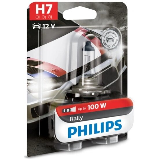Лампа автомобильная PHILIPS Rally H7 80W PX26d 12V, бл.1шт, 12035RAB1