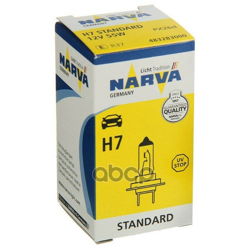 H7 12v 55w (Px26d) Лампа Автомобильная Narva Standart Narva арт. 483283000