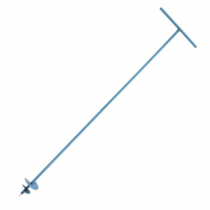 Бур садовый, шнековый, d = 150 мм, длина 2 м, цвет микс - фотография № 1