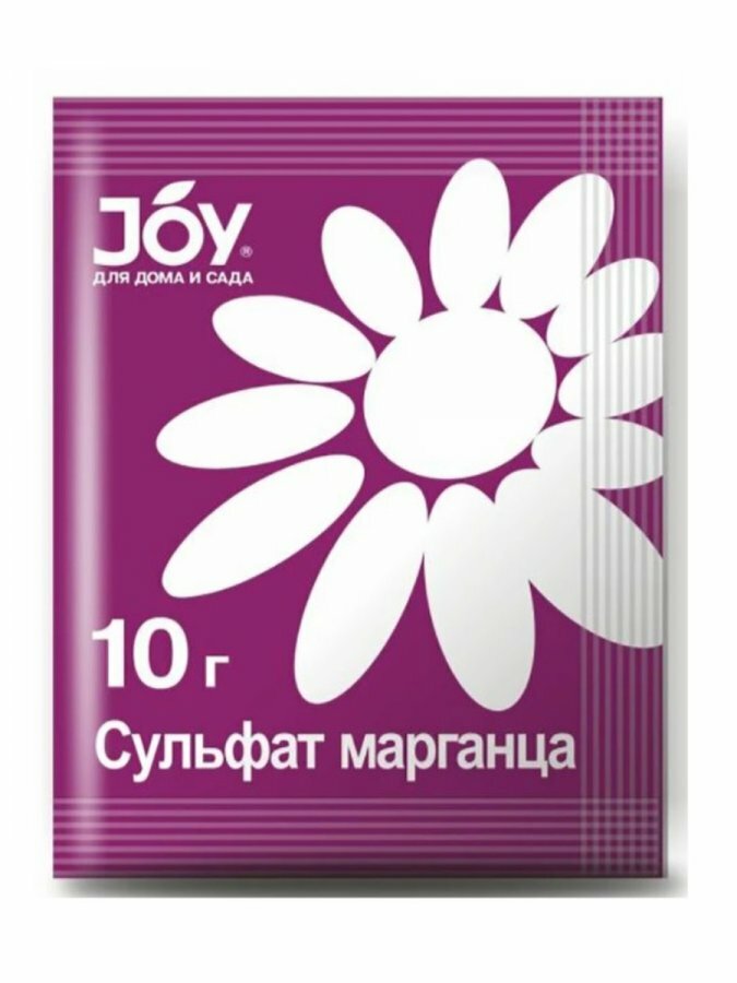 JOY Микроудобрение сульфат марганца, 5 шт по 10 г - фотография № 2