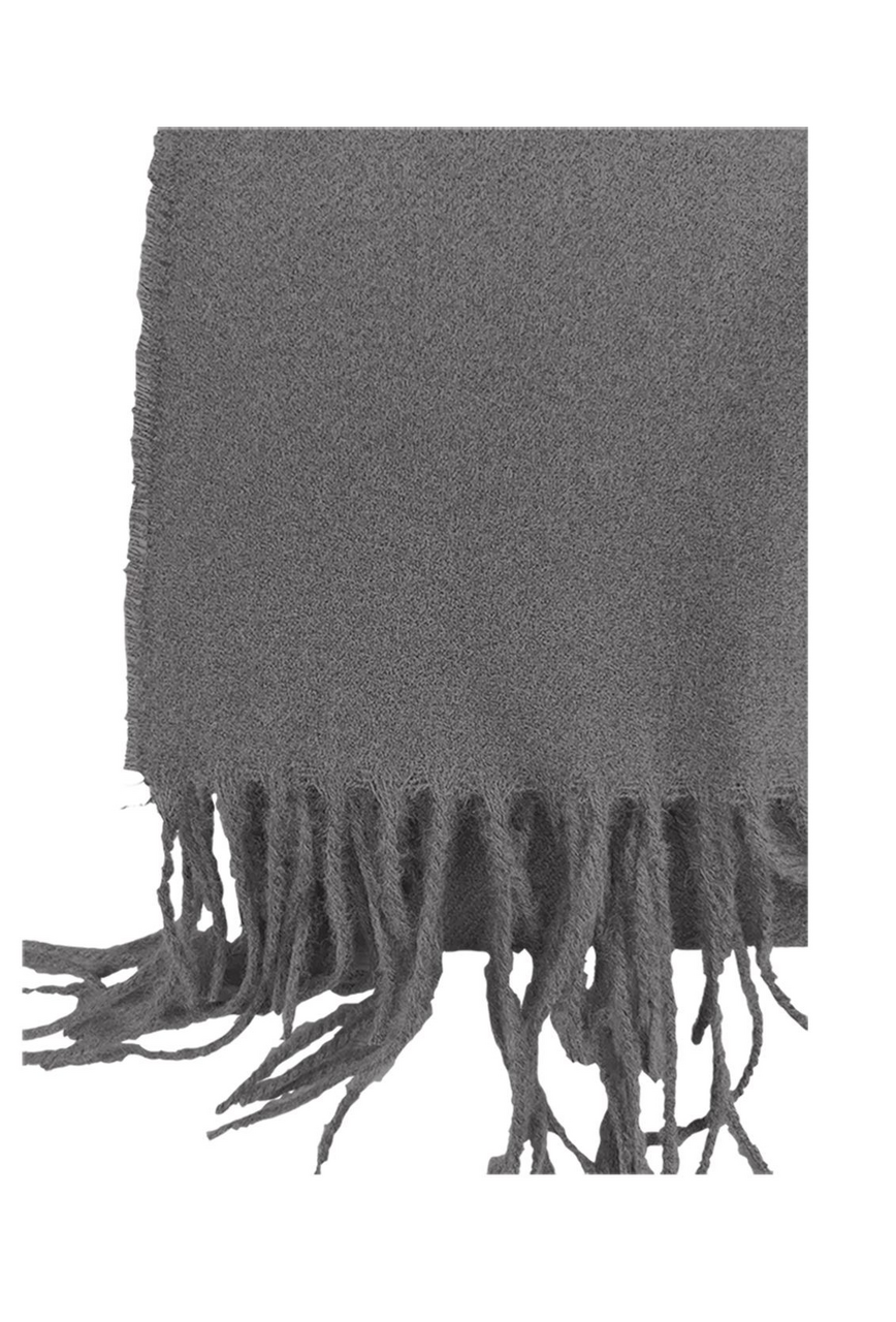 фото Tarrington House Плед серый полиэстер 70% вискоза 30% 410г, 130 x 170см