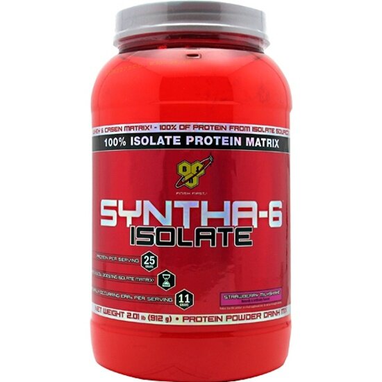  BSN Syntha-6 ISOLATE (2 lb), Strawberry Milkshake