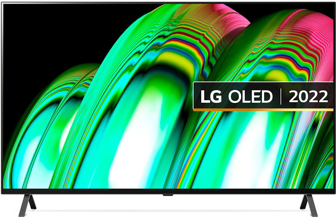 65" Телевизор LG OLED65A26LA.ARUB, OLED, 4K Ultra HD, темно-серый, смарт ТВ, WebOS