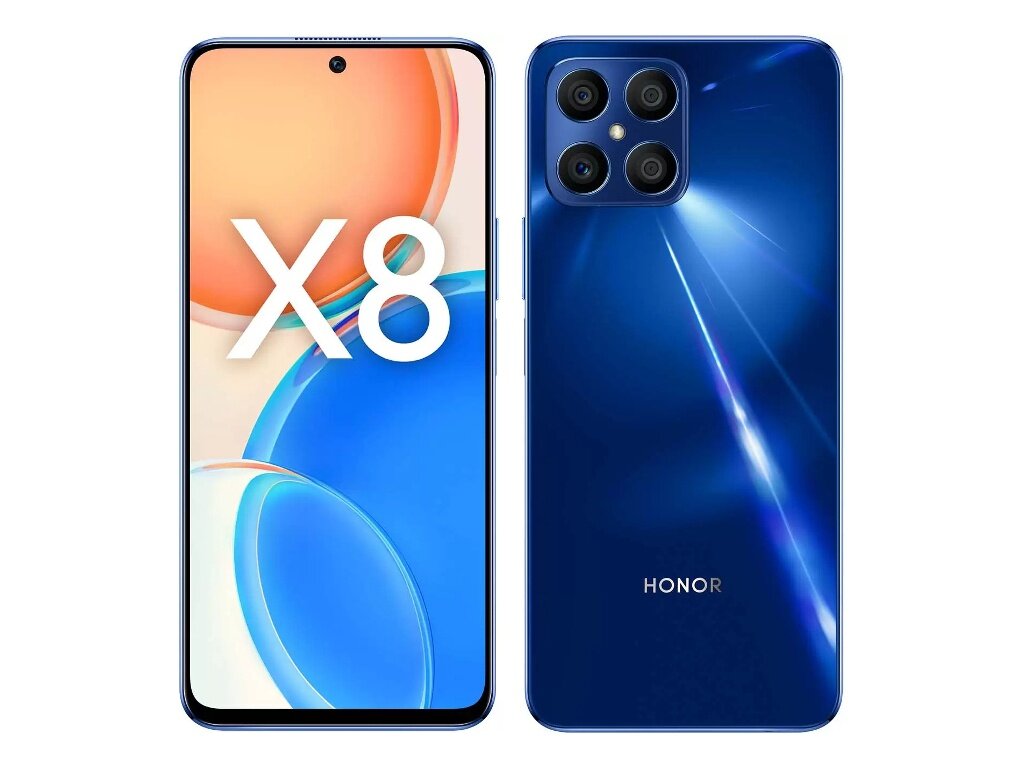 Сотовый телефон Honor X8 6/128Gb Ocean Blue