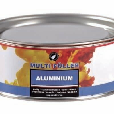 Шпатлевка полиэфирная ALUMINIUM (темно-серый) 1 кг MULTI FULLER