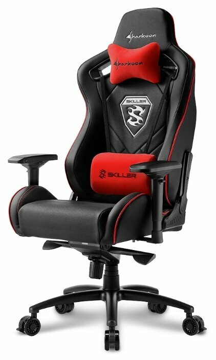 Кресло игровое Sharkoon Shark Skiller SGS4 black-red