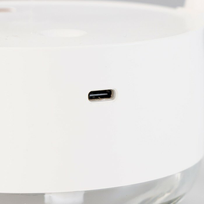 Настольные RISALUX Ночник с увлажнителем Маятник LED USB АКБ белый 13х11,5х22 см - фотография № 13