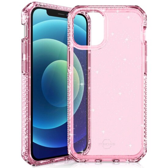 Чехол ITSKINS для iPhone 12 mini, HYBRID SPARK, розовый