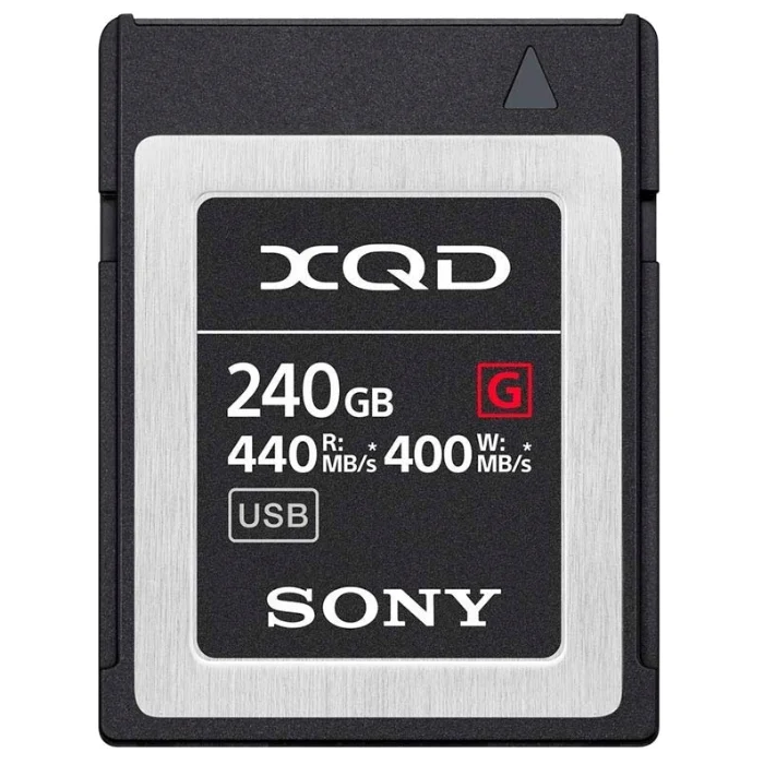 Карта памяти Sony QDG*F 240 GB, чтение: 440 MB/s, запись: 400 MB/s