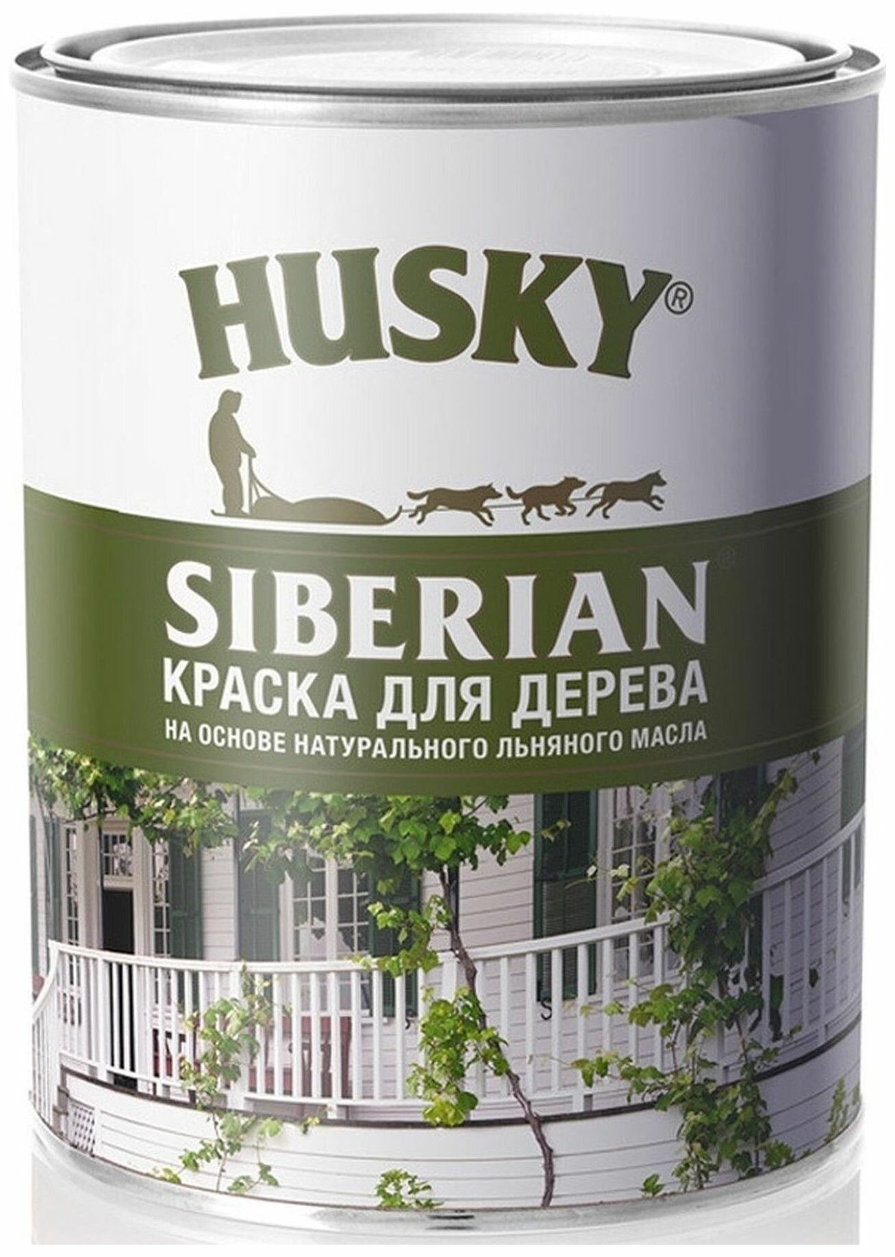 Краска алкидная (А) HUSKY Siberian для дерева на льняном масле