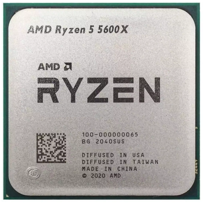 AMD Процессор AMD Ryzen 5 5600X (3.70ГГц, 32МБ) SоcketAM4 (без кулера) (oem)