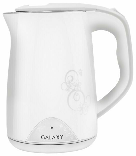 Galaxy Чайник Galaxy GL0301, электрический, белый (2000Вт, 1.5л) (ret)