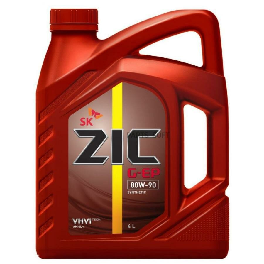 ZIC 162625 ZIC GEAR-ЕР 80W-90 GL-4 (4л) 162625