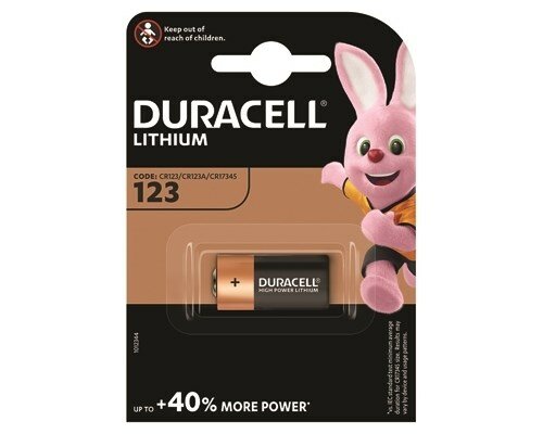 Батарейка Duracell CR123 ULTRA , 1 шт.