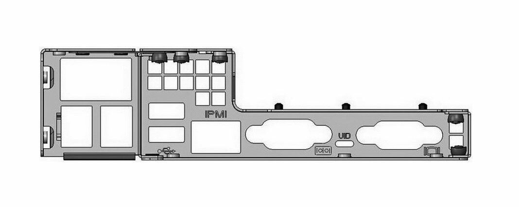 Заглушка SuperMicro MCP-240-81911-0N Ultra I/O rear window for SC819U-T 119U-T