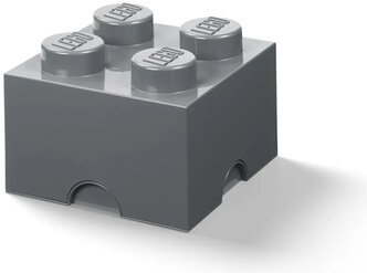 Система хранения 4 LEGO темно-серый 40031754