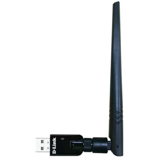 Сетевой адаптер D-LINK Wi-Fi DWA-172/RU/B1A AC600 USB 2.0 (ант.внеш.съем) 1ант.