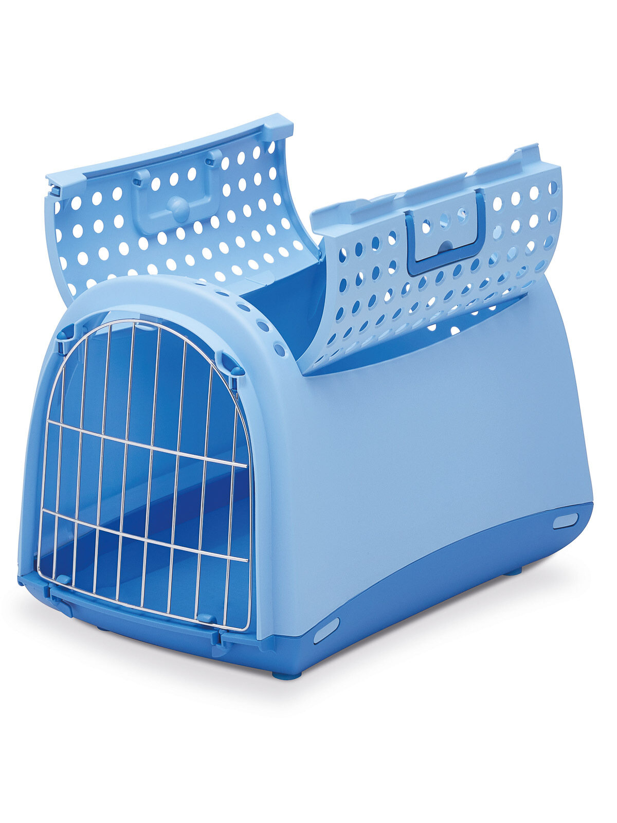 IMAC переноска для кошек и собак LINUS CABRIO 50х32х34,5h см, нежно-голубой - фотография № 1