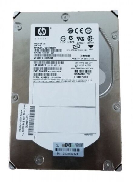 Жесткий диск HP 508429-001 400Gb 10000 SAS 3,5" HDD