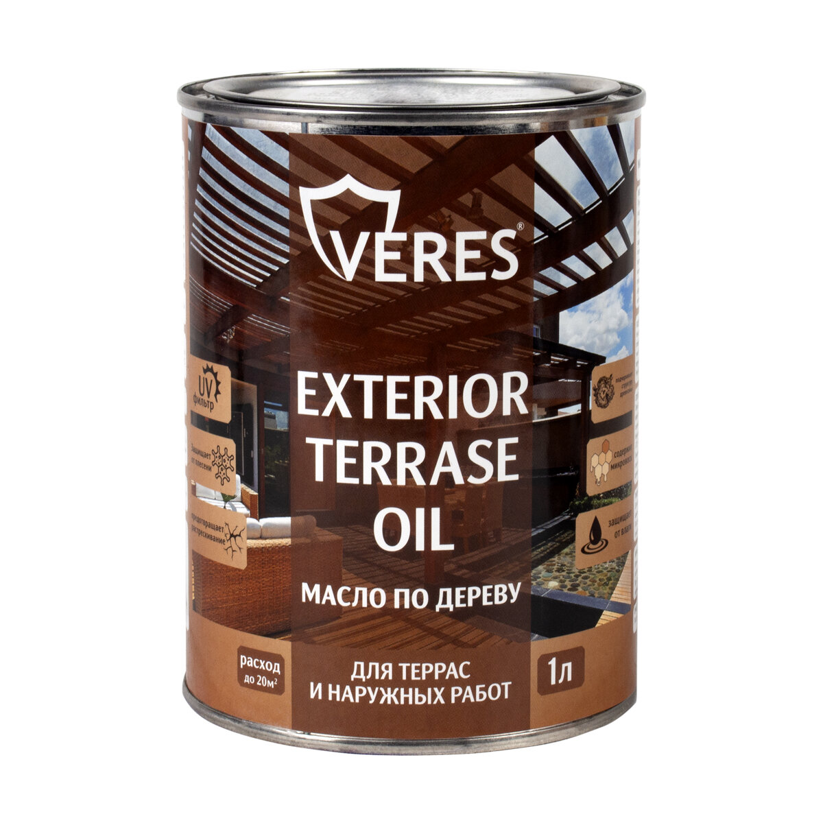 Масло для дерева Veres Exterior Terrase Oil 1 л сосна